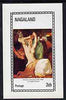 Nagaland 1972 Paintings of Nudes imperf souvenir sheet (2ch value) La Toilette d'Esther by Theodore Chasseriau, unmounted mint