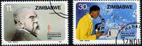 Zimbabwe 1982 Discovery of Tubercle Bacillus by Robert Koch set of 2 fine cds used, SG 620-21*