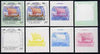 St Vincent - Bequia 1988 Explorers 15c (Eriksson's The Gokstad Ship) set of 8 unmounted mint imperf progressive proofs comprising the 5 individual colours, plus 2, 4 and all 5-colour composites*.