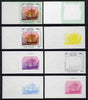 St Vincent - Bequia 1988 Explorers $1.75 (Cabot's The Matthew) set of 8 unmounted mint imperf progressive proofs comprising the 5 individual colours, plus 2, 4 and all 5-colour composites*.