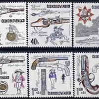 Czechoslovakia 1969 Early Pistols set of 6 unmounted mint, SG 1805-10, Mi 1854-59