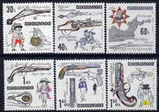 Czechoslovakia 1969 Early Pistols set of 6 unmounted mint, SG 1805-10, Mi 1854-59