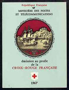 France 1967 Red Cross (Museum Ivories) 3f Booklet complete and very fine, SG XSB17