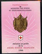 France 1966 Red Cross (Nurses) 3f Booklet complete and very fine SG XSB16