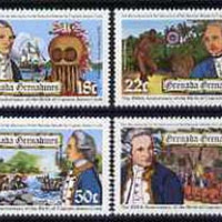 Grenada - Grenadines 1978 Birth Anniversary of Capt Cook set of 4 unmounted mint, SG 307-10*