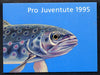 Switzerland 1995 Pro Juventute Booklet - Brown Trout complete and very fine SG JSB45