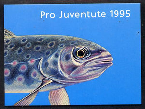 Switzerland 1995 Pro Juventute Booklet - Brown Trout complete and very fine SG JSB45