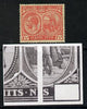 St Kitts-Nevis 1921-29 KG5 Script CA Columbus 1.5d red single mounted mint with dented Frames (R5-4) SG 40