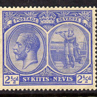 St Kitts-Nevis 1920-22 KG5 MCA Columbus 2.5d ultramarine unmounted mint SG 28