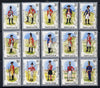 St Lucia 1985 Military Uniforms definitive set complete - 15 values fine cds used SG797-811