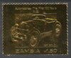 Zambia 1987 Classic Cars 1k50 MG in 22k gold foil unmounted mint