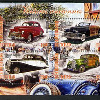 Chad 2013 Early Cars #2 perf sheetlet containing 4 values unmounted mint