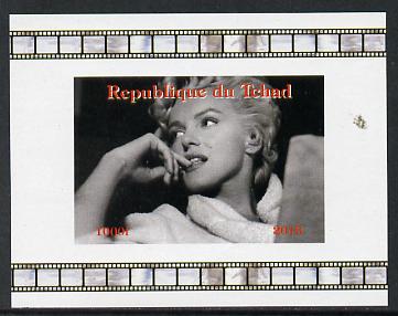 Chad 2013 Marilyn Monroe #2 individual imperf deluxe sheetlet unmounted mint. Note this item is privately produced and is offered purely on its thematic appeal.