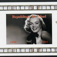 Chad 2013 Marilyn Monroe #3 individual imperf deluxe sheetlet unmounted mint. Note this item is privately produced and is offered purely on its thematic appeal.