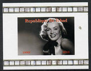 Chad 2013 Marilyn Monroe #3 individual imperf deluxe sheetlet unmounted mint. Note this item is privately produced and is offered purely on its thematic appeal.