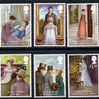 Great Britain 2013 Jane Austin set of 6 unmounted mint