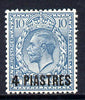 British Levant 1913-14 4pi on KG5 10d turquoise-blue mounted mint SG 39