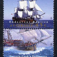 Australia 1995 Completion of Endeavour Replica set of 2 unmounted mint SG 1510a