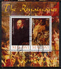 Malawi 2009 Renaissance Painters - Rubens perf sheetlet containing 2 values cto used