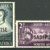 South Africa 1952 Tercentenary International Stamp Exhibition set of 2 unmounted mint, SG 141-42*