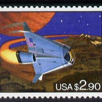 United States 1993 Futuristic Space Shuttle $2.90 unmounted mint SG 2813