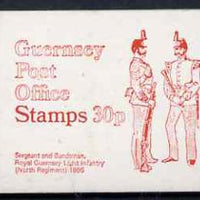 Guernsey 1971 30p Booklet (Royal Guernsey Light Infantry) complete and pristine, SG B9