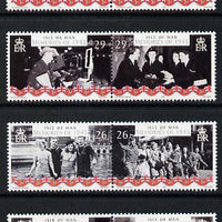 Isle of Man 2005 60th Anniversary of End of World War 2 perf set of 8 (4 se-tenant pairs) unmounted mint SG 1208-15