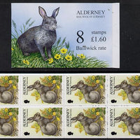 Guernsey - Alderney 1998 Flora & Fauna £1.60 booklet complete & fine SG ASB5