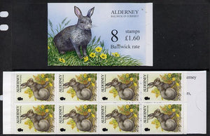 Guernsey - Alderney 1998 Flora & Fauna £1.60 booklet complete & fine SG ASB5