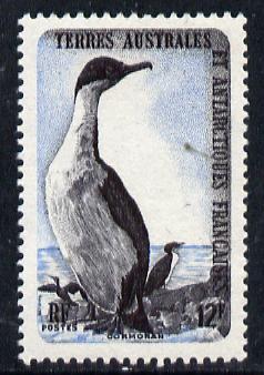 French Southern & Antarctic Territories 1956-60 Kerguelen Cormorants 12f unmounted mint SG 11