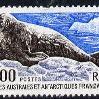 French Southern & Antarctic Territories 1976 Weddell Seal 1f unmounted mint SG 101