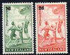 New Zealand 1939 Health - Children Playing with Beach Ball set of 2 unmounted mint SG 611-12*