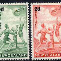 New Zealand 1939 Health - Children Playing with Beach Ball set of 2 unmounted mint SG 611-12*