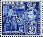 Malta 1938 KG6 De L'Isle Adam Entering Mdina 2.5d blue unmounted mint, SG 222*