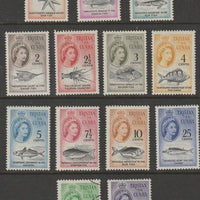 Tristan da Cunha 1961 Marine life def set complete mint (50c is fine used) SG 42-54 cat £76