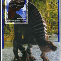 Congo 2002 Dinosaurs #08 perf s/sheet (also showing Scout, Guide & Rotary Logos) unmounted mint