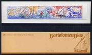 Portugal 1988 Bartolomeu Dias's Voyages 104E booklet complete with first day commemorative cancel, SG SB43