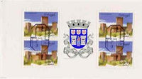 Portugal 1986 Guimaraes Castle 90E booklet complete with first day commemorative cancel, SG SB31