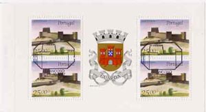 Portugal 1987 Trancosa Castle 100E booklet complete with first day commemorative cancel, SG SB38