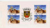 Portugal 1986 Beja Castle 90E booklet complete with first day commemorative cancel, SG SB28