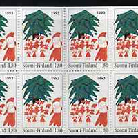 Booklet - Finland 1993 Christmas 18m booklet complete and pristine, SG SB41