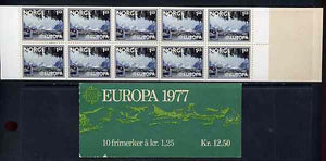 Norway 1977 Europa 12k50k booklet complete and pristine, SG SB51