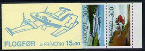 Faroe Islands 1985 Aircraft 15k booklet complete and fine SG SB4