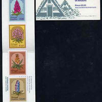 Portugal - Madeira 1981 Regional Flowers 85E50 booklet complete and very fine, SG SB1