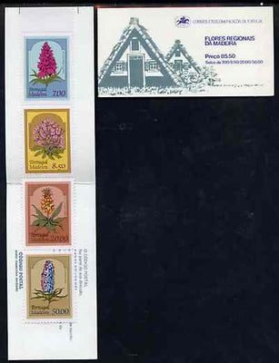 Portugal - Madeira 1981 Regional Flowers 85E50 booklet complete and very fine, SG SB1