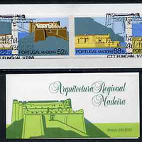 Portugal - Madeira 1986 Fortresses 243E50 booklet complete with commemorative first day cancel, SG SB6