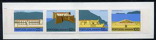 Portugal - Madeira 1986 Fortresses 243E50 booklet complete and pristine, SG SB6