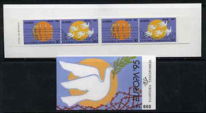 Booklet - Greece 1995 Europa (Peace & Freedom) 860Dr booklet complete and very fine