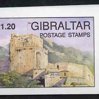 Booklet - Gibraltar 1993 Moorish Castle £1.20 booklet complete and pristine (Contaings 5 x 24p Garrison Library) SG B9