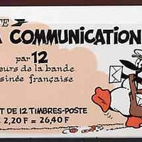 France 1988 Communications (Comic Characters) 26f40 Booklet complete with first day cancels SG CSB10